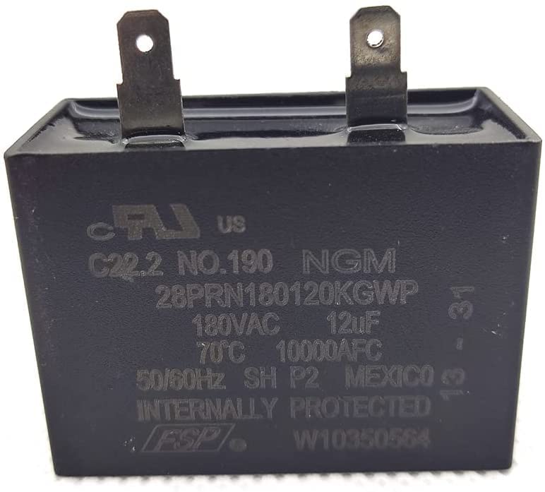 Whirlpool-Refrigerator-Run-Capacitor-WPW10350564 Whirlpool-Refrigerator-Run-Capacitor-WPW10350564